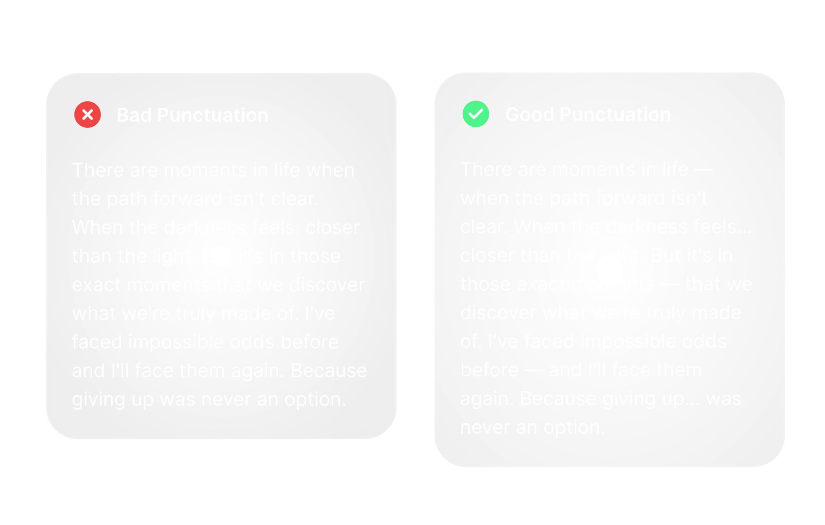 Punctuation is everything in TTS. A comma creates a pause. A full stop creates space. Read your script out loud before you paste it in, if it sounds natural when you say it, it'll sound natural when the voice says it. Avoid all-caps, abbreviations, and walls of text.
